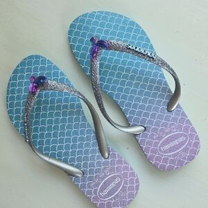 Havaianas Gradient Blue and Purple Flip Flops